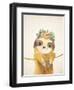 Floral Sloth 1-Kimberly Allen-Framed Art Print