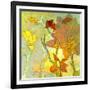 Floral Spice Shadow-Jan Weiss-Framed Art Print