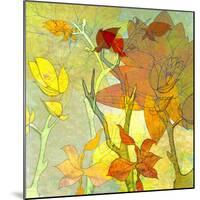 Floral Spice Shadow-Jan Weiss-Mounted Art Print