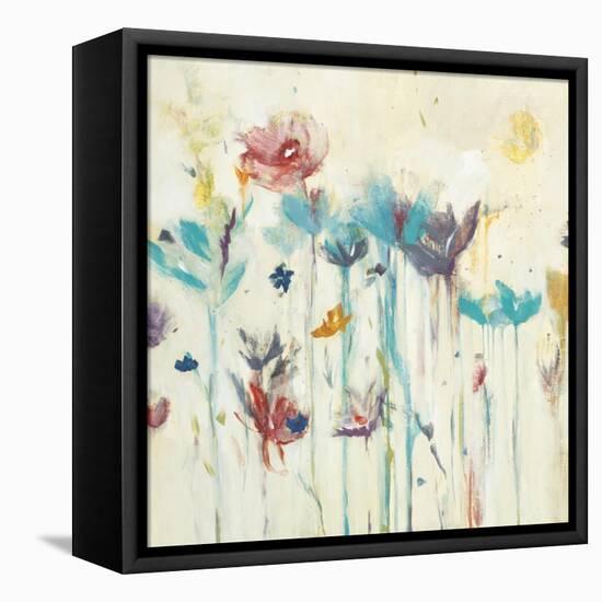 Floral Splash I-Lisa Ridgers-Framed Stretched Canvas