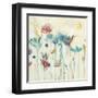 Floral Splash I-Lisa Ridgers-Framed Art Print