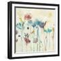 Floral Splash I-Lisa Ridgers-Framed Art Print