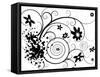 Floral Splat-nicemonkey-Framed Stretched Canvas