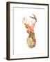 Floral Stag-Moha London-Framed Giclee Print