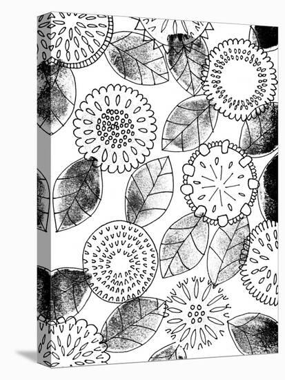 Floral Stamp-Laura Miller-Stretched Canvas