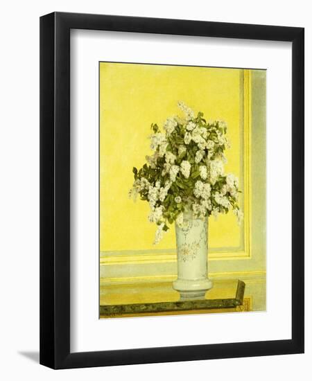 Floral Still Life, 1885-Auguste Hector Cabuzel-Framed Giclee Print