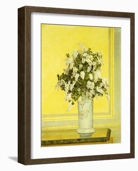 Floral Still Life, 1885-Auguste Hector Cabuzel-Framed Giclee Print