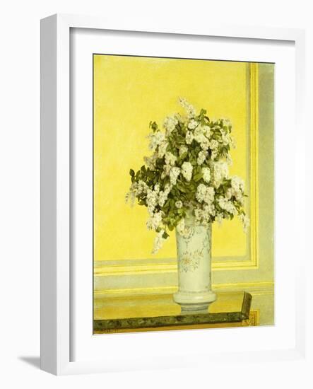 Floral Still Life, 1885-Auguste Hector Cabuzel-Framed Giclee Print