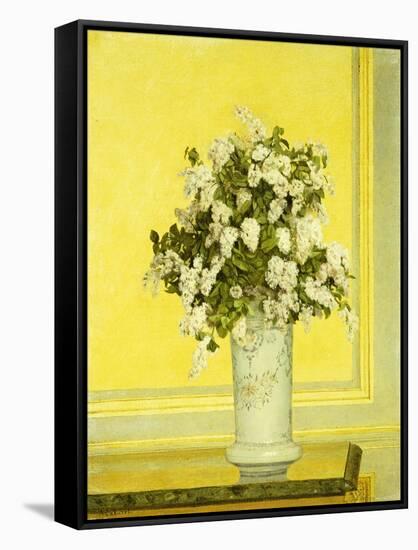 Floral Still Life, 1885-Auguste Hector Cabuzel-Framed Stretched Canvas