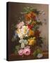 Floral Still Life I-Arnoldus Bloemers-Stretched Canvas