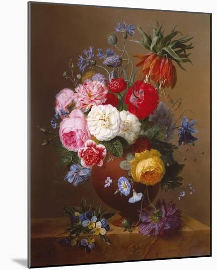 Floral Still Life II-Arnoldus Bloemers-Mounted Giclee Print