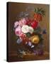 Floral Still Life II-Arnoldus Bloemers-Stretched Canvas