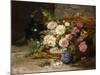 Floral Still Life (Spring)-Eugene Henri Cauchois-Mounted Giclee Print