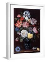 Floral Still Life with Shells, 1622-Balthasar van der Ast-Framed Giclee Print