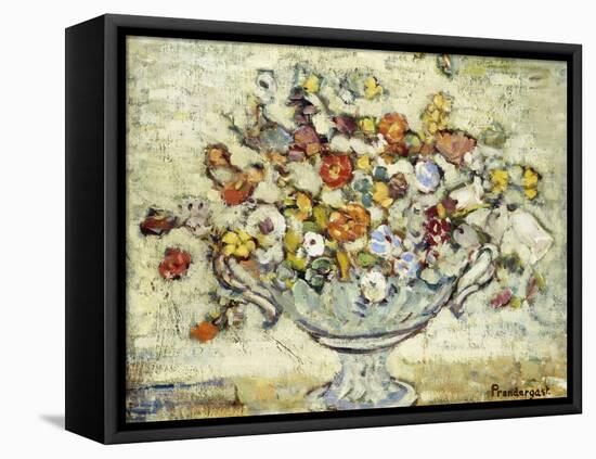 Floral Still Life-Maurice Brazil Prendergast-Framed Stretched Canvas