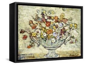 Floral Still Life-Maurice Brazil Prendergast-Framed Stretched Canvas