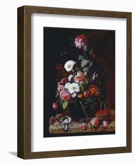 Floral Still Life-Severin Roesen-Framed Giclee Print