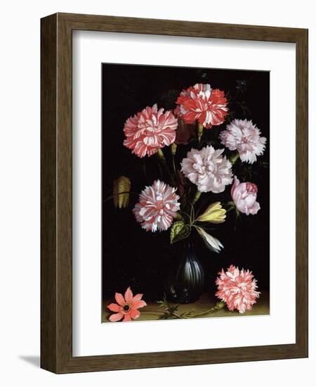 Floral Study: Carnations in a Vase-Balthasar van der Ast-Framed Giclee Print