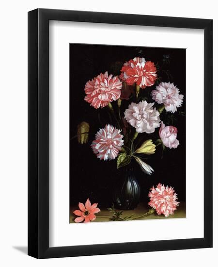 Floral Study: Carnations in a Vase-Balthasar van der Ast-Framed Giclee Print