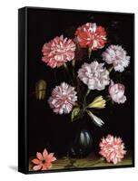 Floral Study: Carnations in a Vase-Balthasar van der Ast-Framed Stretched Canvas