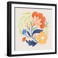 Floral Study I Bright-Gia Graham-Framed Art Print