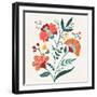 Floral Style II-Veronique Charron-Framed Art Print