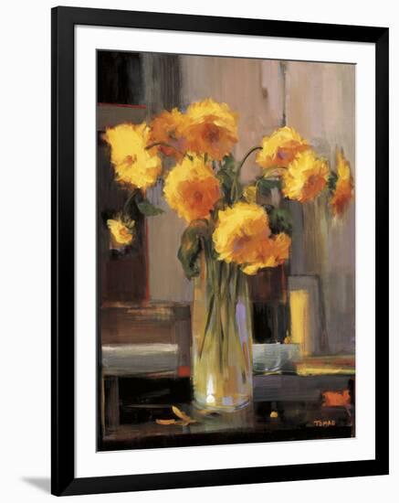 Floral Sunrise-Jennie Tomao-Bragg-Framed Giclee Print