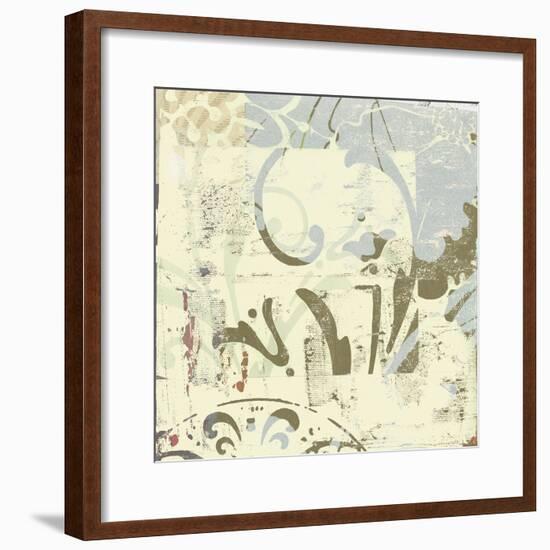 Floral Swhirls I-Ricki Mountain-Framed Art Print