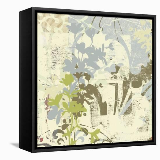 Floral Swhirls III-Ricki Mountain-Framed Stretched Canvas