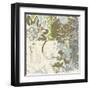 Floral Swhirls IV-Ricki Mountain-Framed Art Print