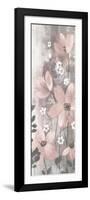 Floral Symphony Blush Gray Crop I-Silvia Vassileva-Framed Art Print