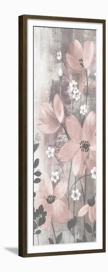 Floral Symphony Blush Gray Crop I-Silvia Vassileva-Framed Art Print