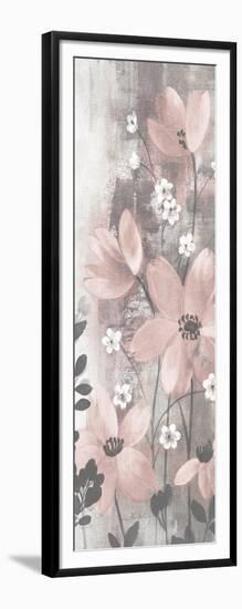 Floral Symphony Blush Gray Crop I-Silvia Vassileva-Framed Art Print