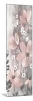 Floral Symphony Blush Gray Crop I-Silvia Vassileva-Mounted Art Print