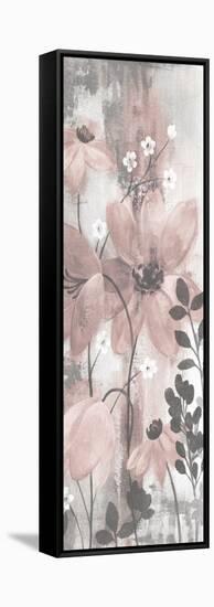 Floral Symphony Blush Gray Crop II-Silvia Vassileva-Framed Stretched Canvas