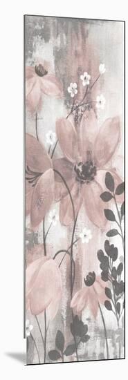 Floral Symphony Blush Gray Crop II-Silvia Vassileva-Mounted Art Print