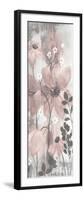 Floral Symphony Blush Gray Crop II-Silvia Vassileva-Framed Art Print