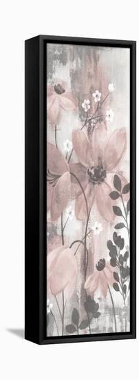 Floral Symphony Blush Gray Crop II-Silvia Vassileva-Framed Stretched Canvas