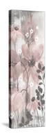 Floral Symphony Blush Gray Crop II-Silvia Vassileva-Stretched Canvas