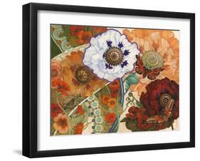 Floral Tapestry-David Galchutt-Framed Giclee Print