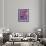 Floral Teacups - Purple-Tara Reed-Framed Art Print displayed on a wall