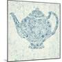 Floral Teapot-Molesko Studio-Mounted Art Print