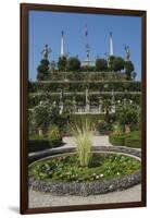 Floral terraces, Isola Bella, Lake Maggiore, Stresa, Borromean Islands, Italian Lakes, Piedmont, It-James Emmerson-Framed Photographic Print