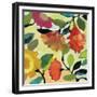 Floral Tile 1-Kim Parker-Framed Giclee Print