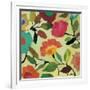 Floral Tile 4-Kim Parker-Framed Giclee Print