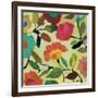 Floral Tile 4-Kim Parker-Framed Giclee Print