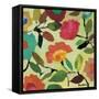 Floral Tile 4-Kim Parker-Framed Stretched Canvas