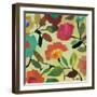 Floral Tile 4-Kim Parker-Framed Giclee Print