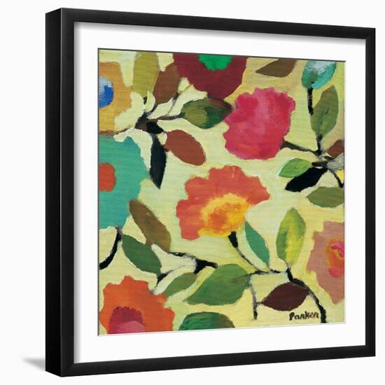 Floral Tile 4-Kim Parker-Framed Giclee Print