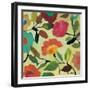 Floral Tile 4-Kim Parker-Framed Giclee Print